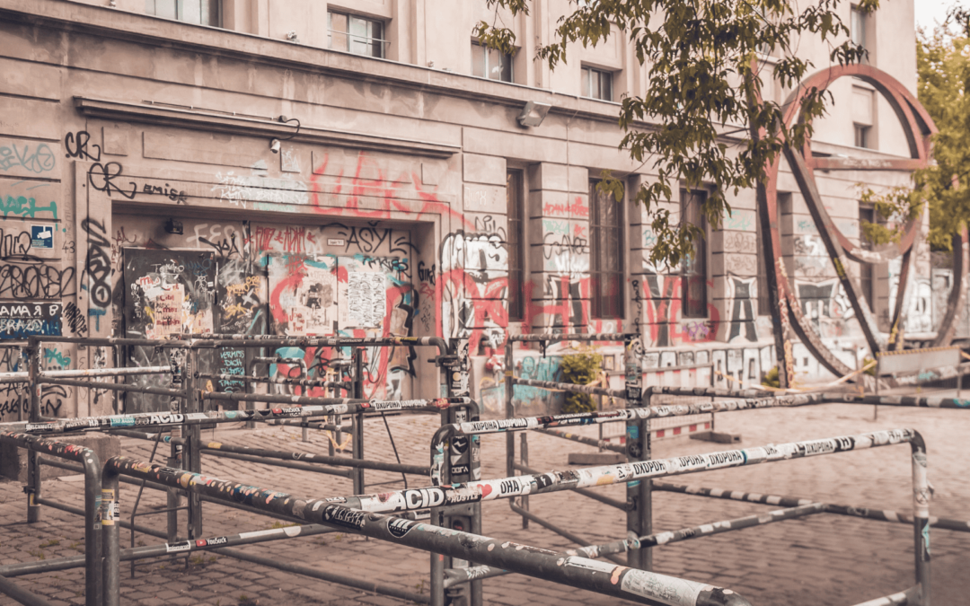 The entrance of Berghain